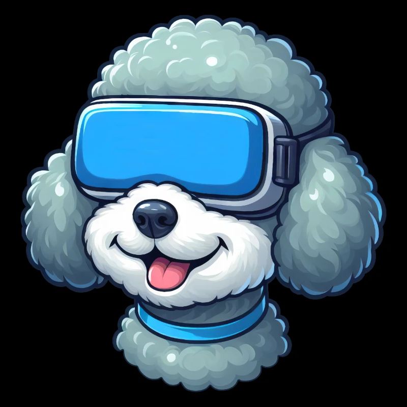 Caniche en VR : Aventure de chien Gamer
