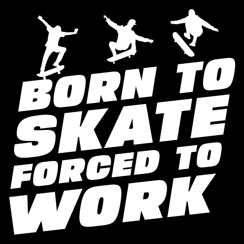 Lustiger Skateboarding-Spruch