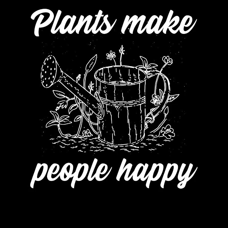 Plants make people happy - Plats Botany