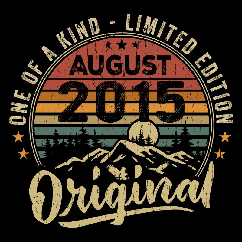 August 2015 Geburtstagsgeschenk 2015 Legenden August