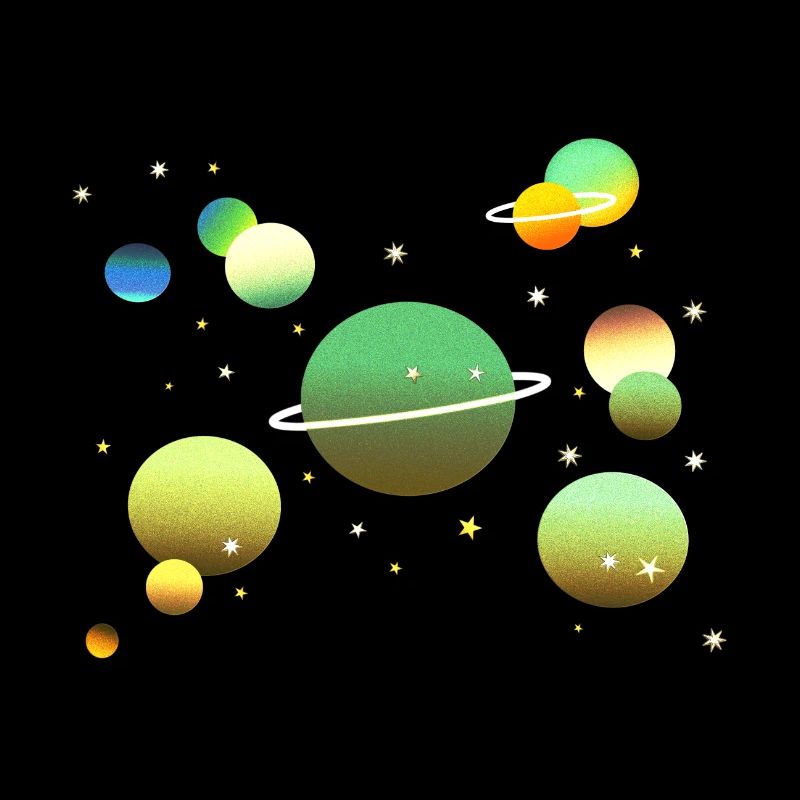 Galaxie spatiale Planète Étoiles