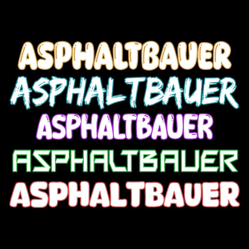 Constructeur d’asphalte comme métier