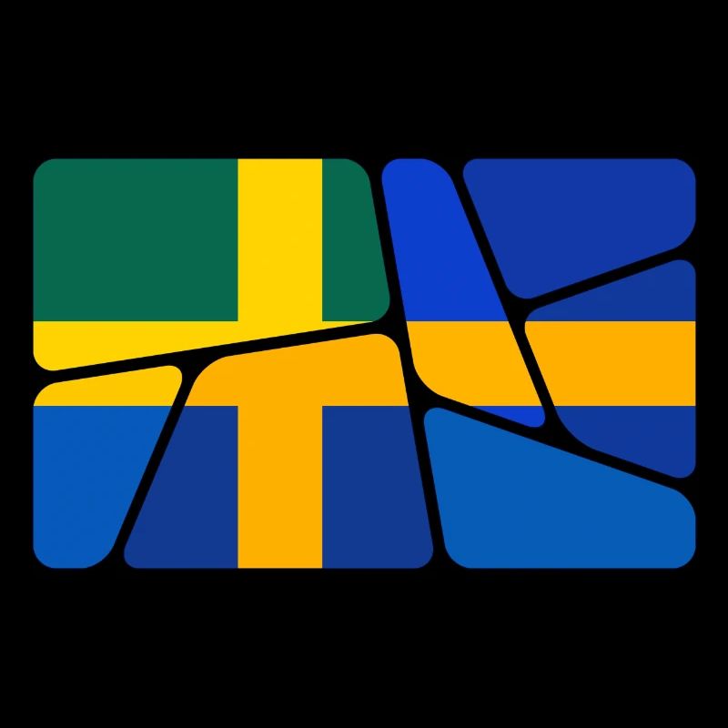 La Suède comme drapeau