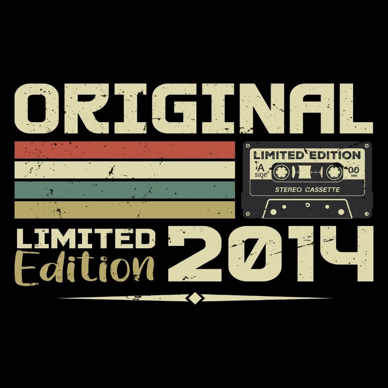 Retro 2014 Geburtstagsgeschenk Geboren im Jahr 2014 Original