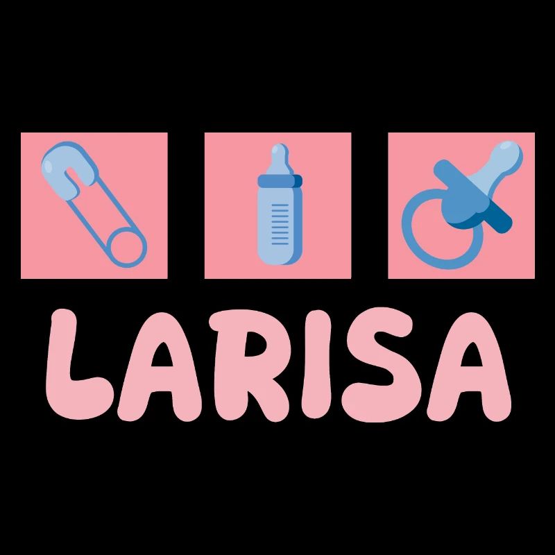 Larisa as a pacifier