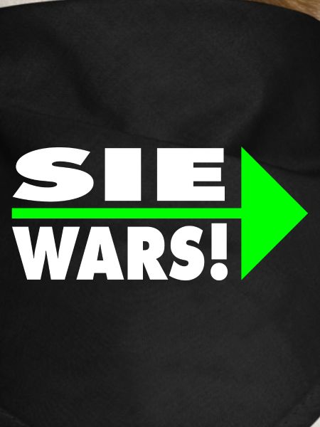 Sie wars! Partner- oder Partyshirt