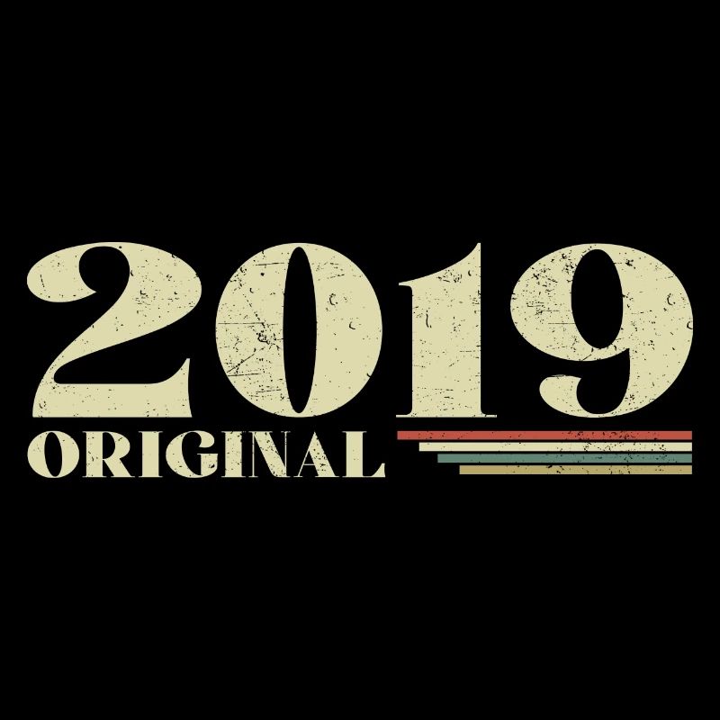 Original 2019 Vintage 2019 Retro Anniversary 2019