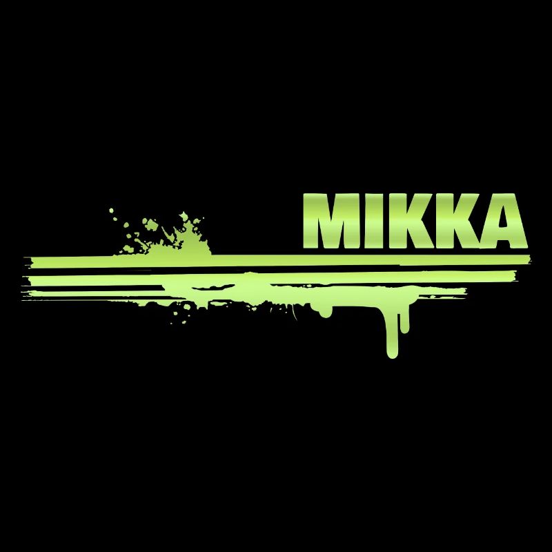 Mikka als Farbklecks