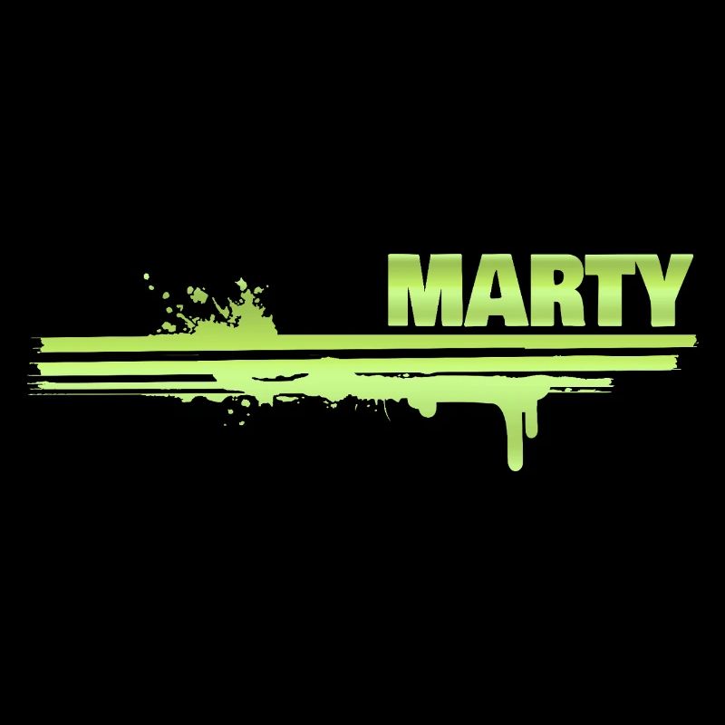 Marty als Farbklecks