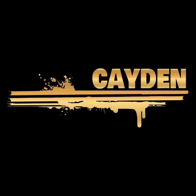 Cayden als Farbklecks