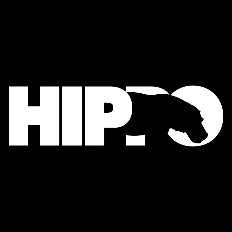 HIppo Nilpferd Silhouette