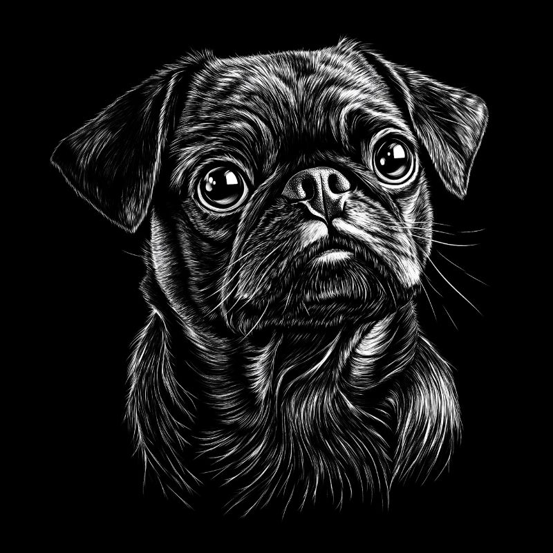 Pug Portrait Dog Dog