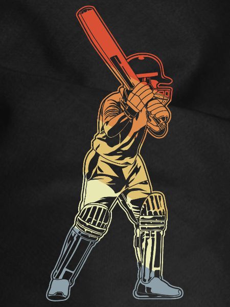 Retro Cricket Batter