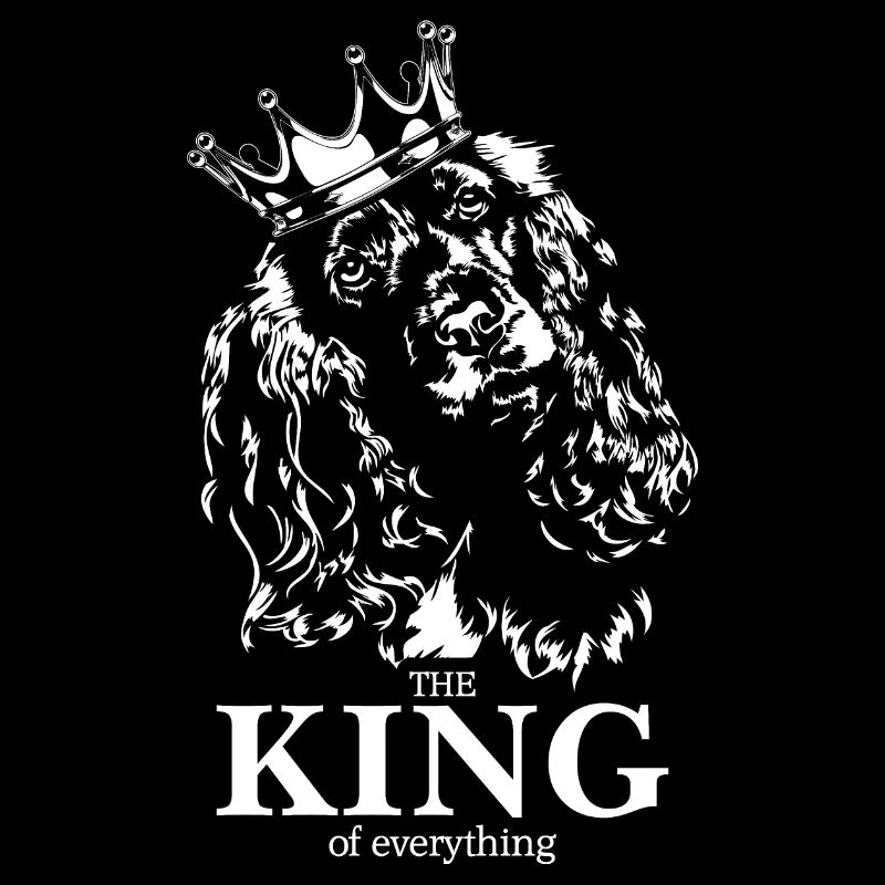 COCKER SPANIEL King Hundespruch Hunde Wilsigns