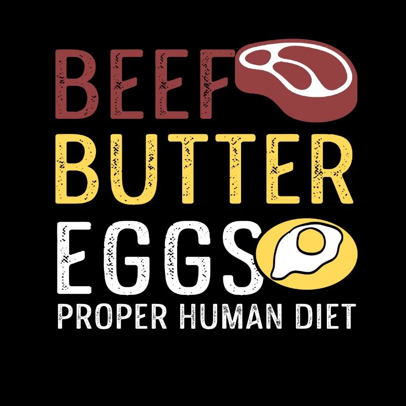Beef Butter Eggs Proper Human Diet for Men