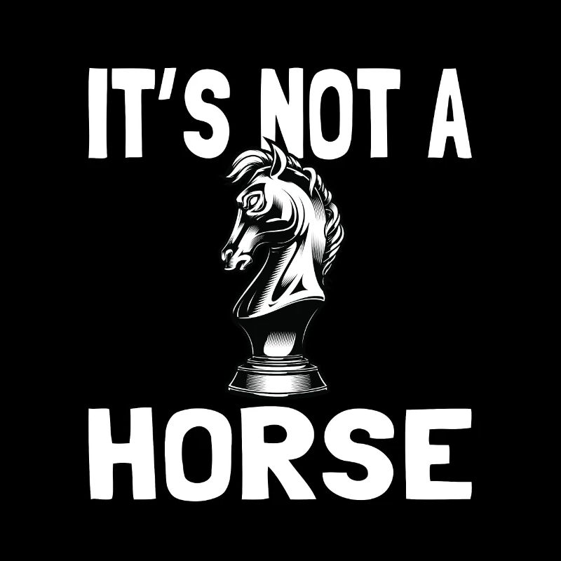 Ce n’est pas un cheval pour les joueurs d’échecs Hommes d’échecs