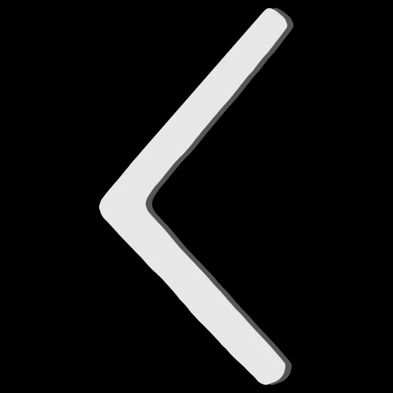 Futhark Alphabet runique Kaunaz