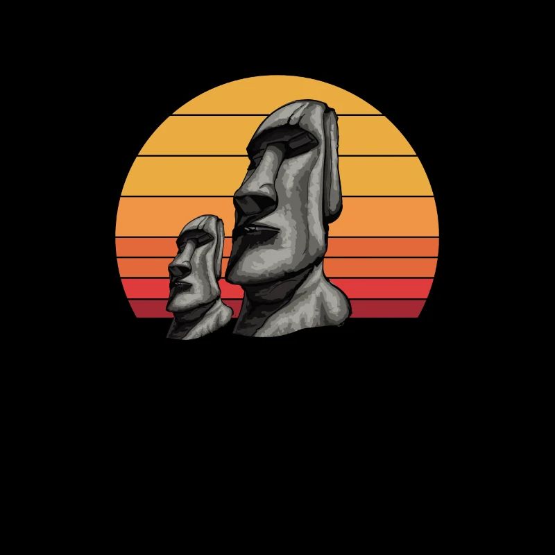 easter island moai, Isla de Pascua easter island