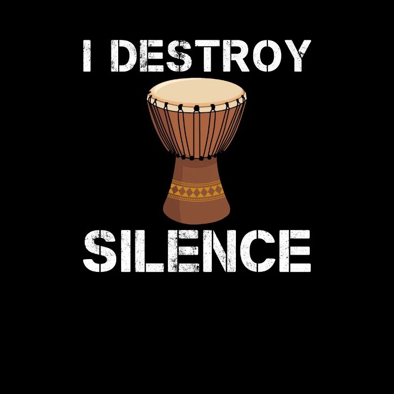 djembe i destroy silence, djembe
