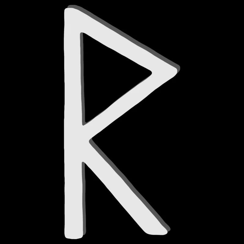 Futhark Alphabet runique Raidho