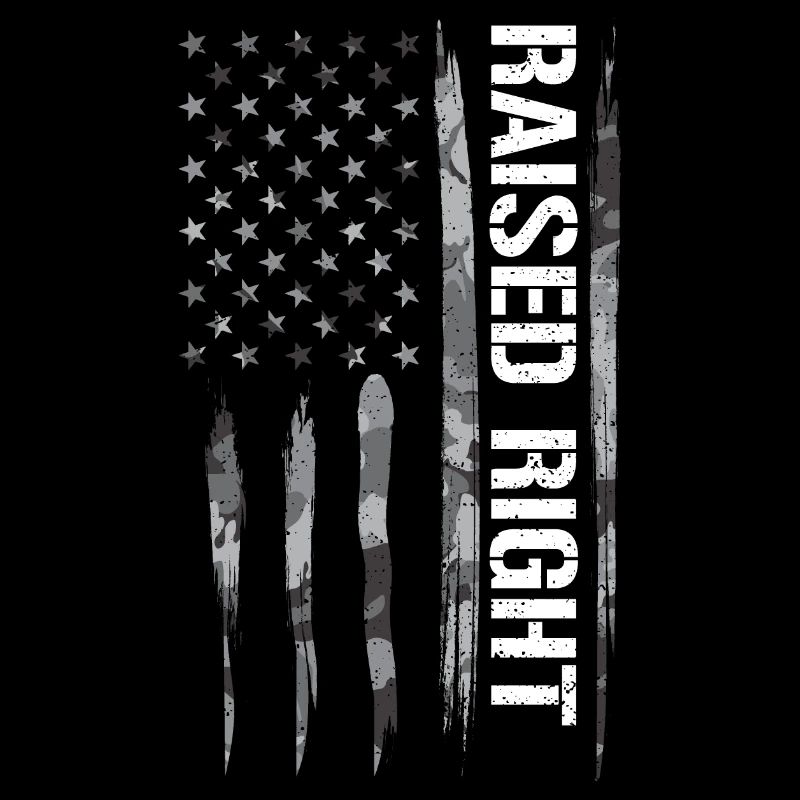 Raised Right - American Flag