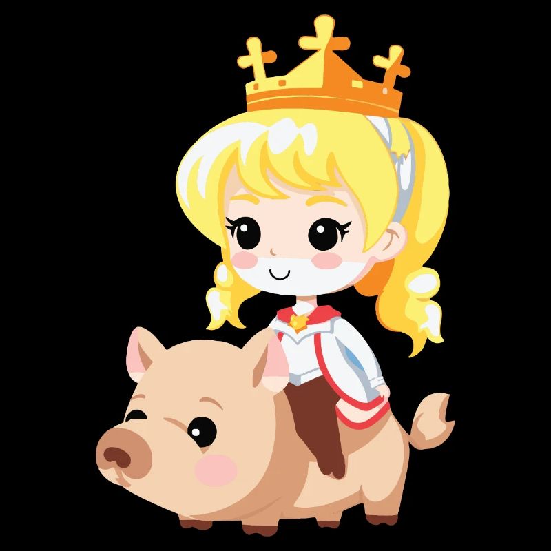 Conte de fées de princesse cochon