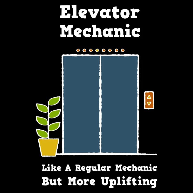 elevator elevator mechanic repair gift