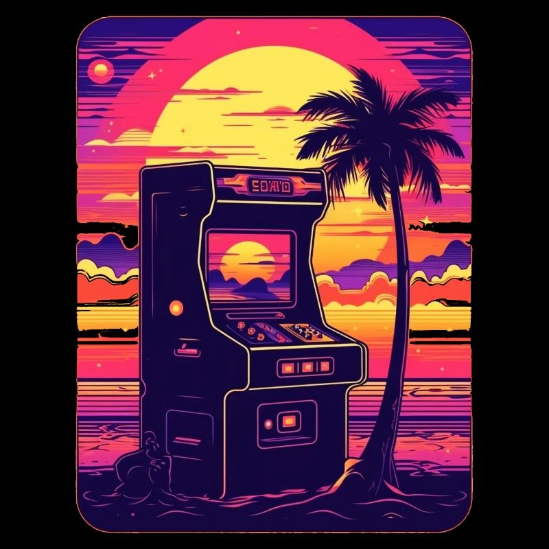 Vintage Arcade-Controller Nostalgischer