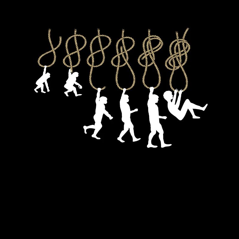 Evolution Klettern Kletterknoten Achter Knoten