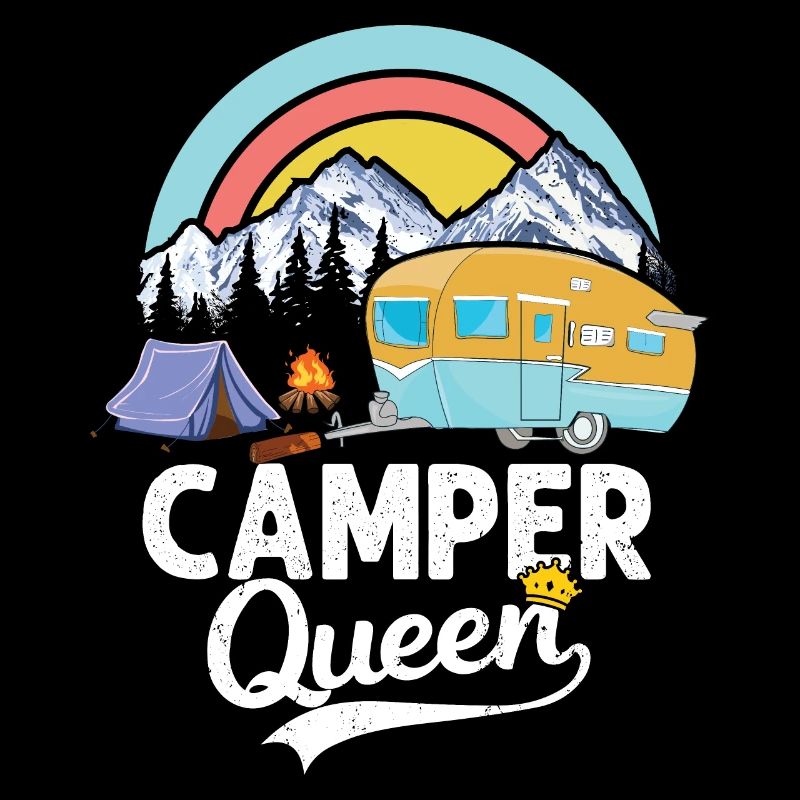 Camping Queen Camper Queen Caravan Gift