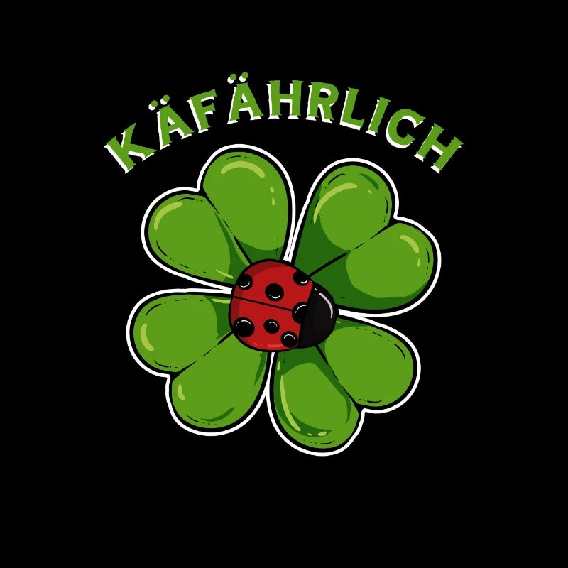 Ladybug Shamrock Hipster Cloverleaf Lucky Ireland