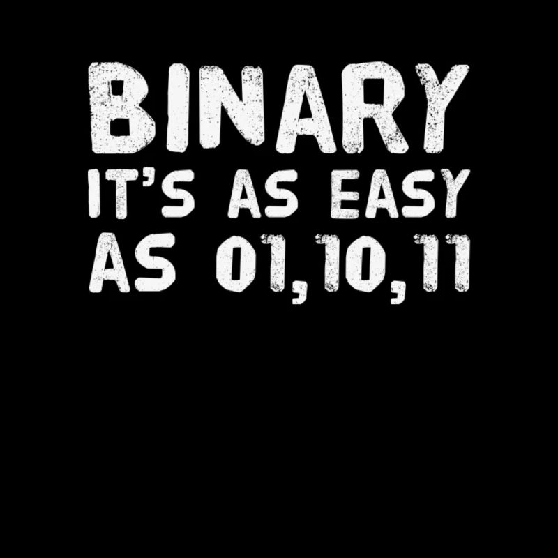 Informatiker Coder Binär Binary lustiger Spruch