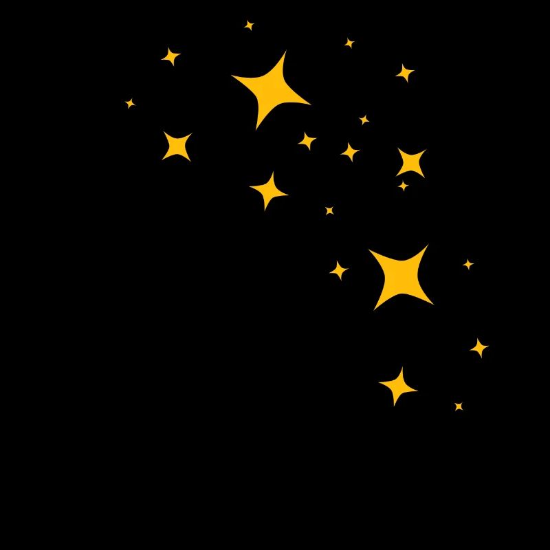 Star stars falling star moon