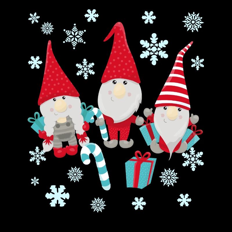 Idée de cadeau de Noël mignon gnomes