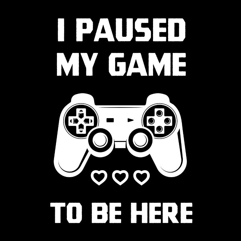 J'ai mis mon jeu en pause - Conception de cadeau de joueur