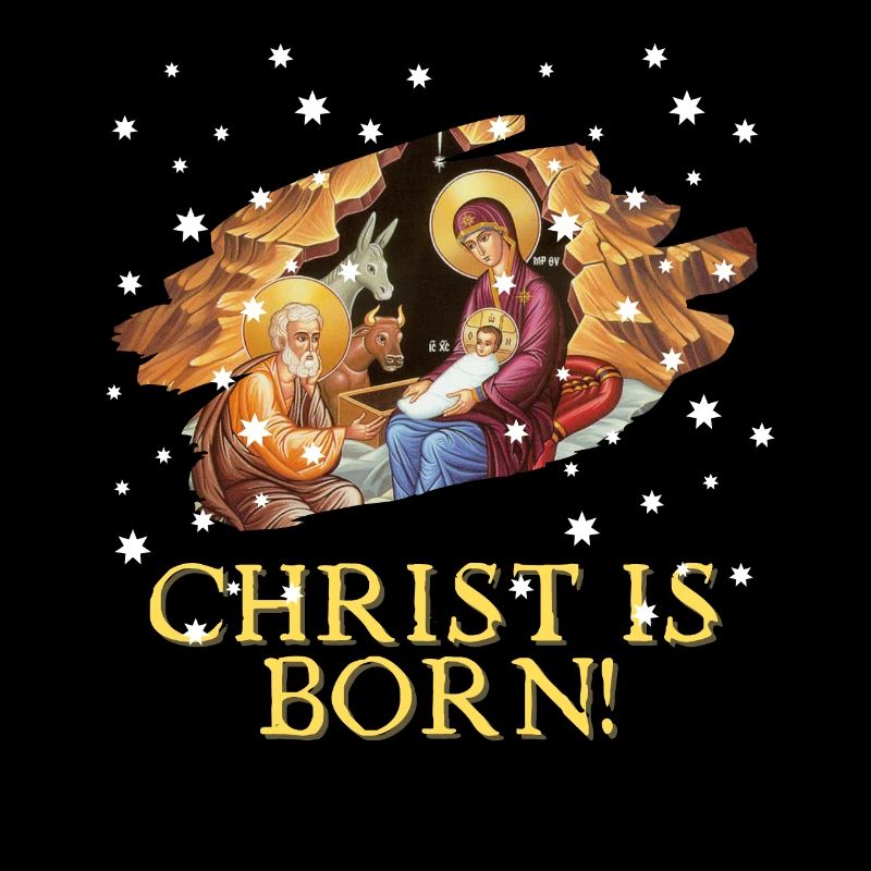 Weihnachtskrippe Christus ist geboren!