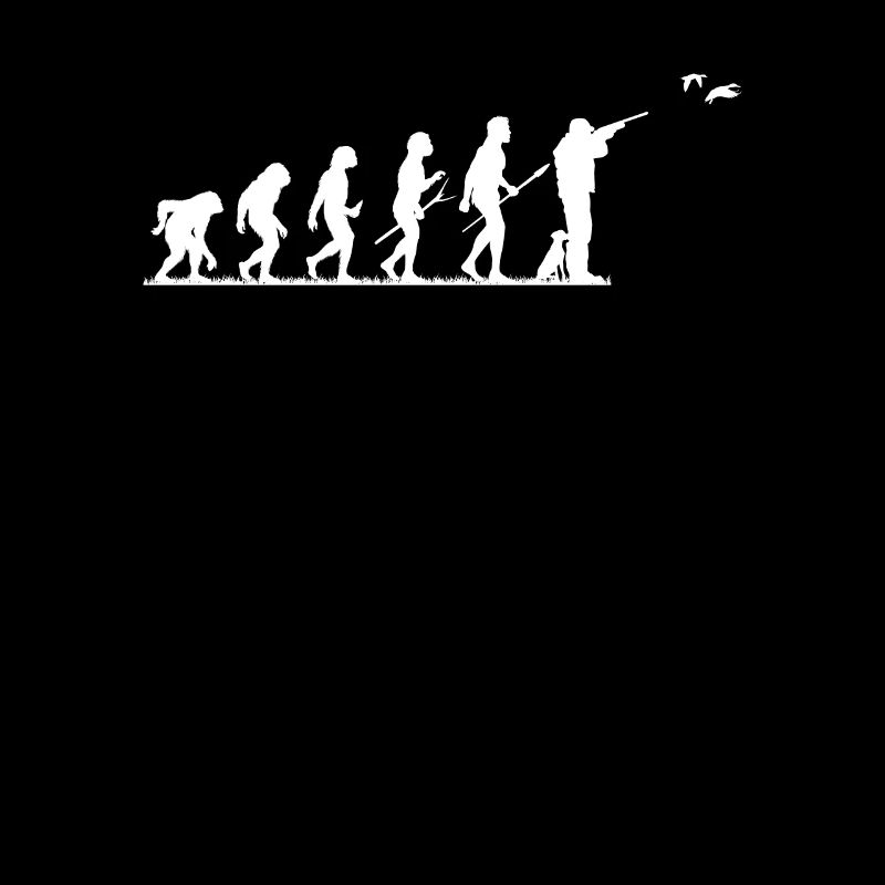 Jäger Jagd Evolution | Jagen Jägerin Geschenk