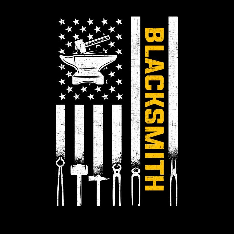 blacksmith American Flag, blacksmith
