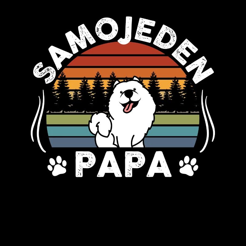 Samoyed Samoyed Papa Samoyed Dogs Gift