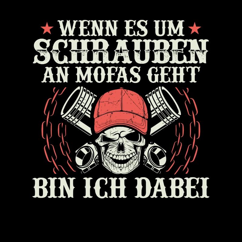 Mofa Mofas Mofafahrer Moped Schrauber Geschenk