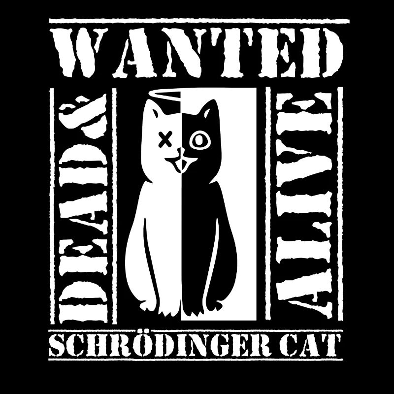 Schrödinger's Cat Nerd Geek Physicist Science