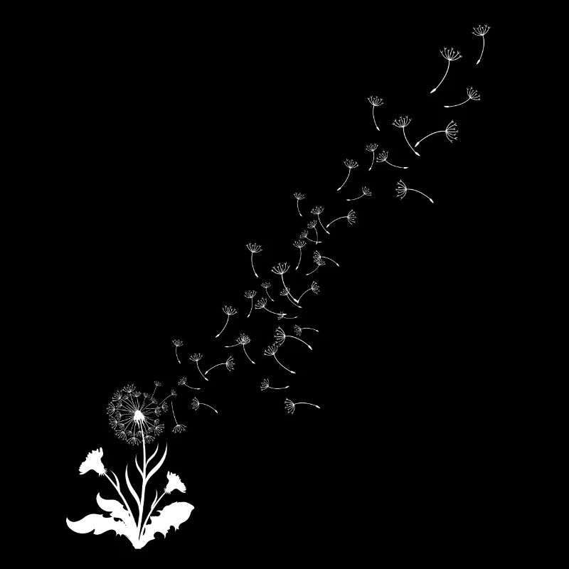 Pusteblume, Löwenzahn, Wind