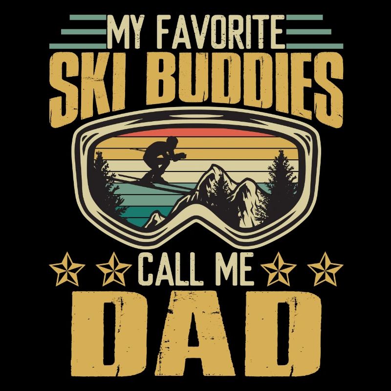Mes amis de ski préférés appellent-moi papa