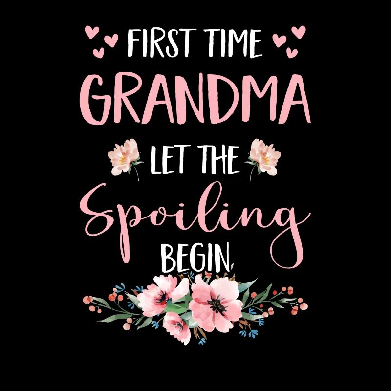 La future grand-mère Omi Fleurs Grands-parents les plus grands