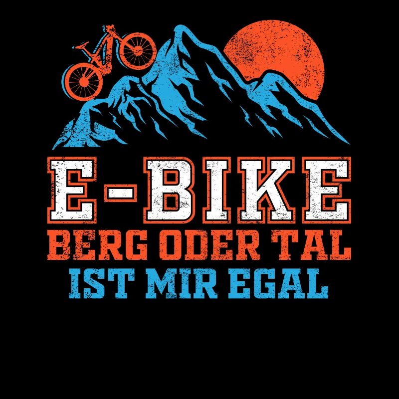 E Bike E-Bike Berg oder Tal ist mir egal