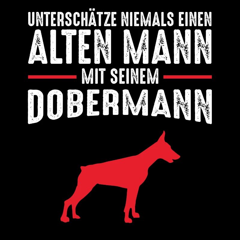 Dobermann Männer Rentner Geschenkidee