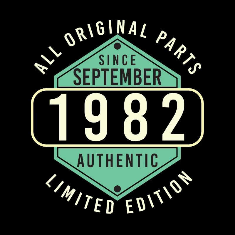 1982 In September Retro Gift