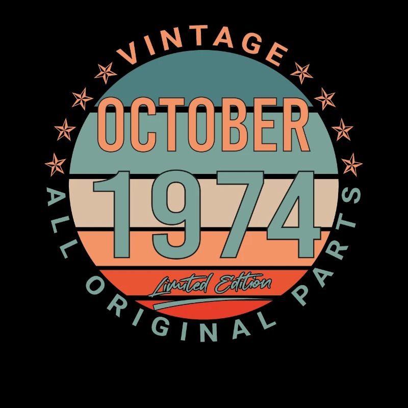 Oktober 1974 Retro Geschenkidee