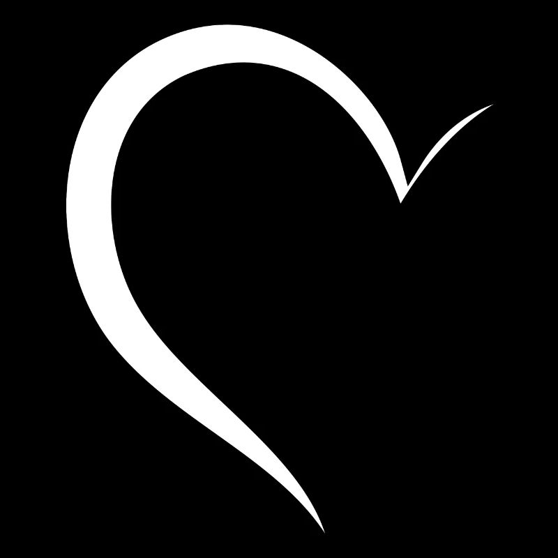 Half White Heart