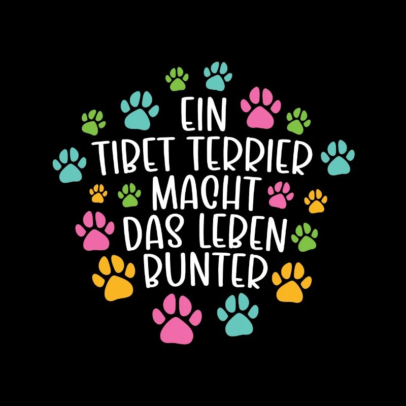 Tibet terrier machen Leben bunter Hund